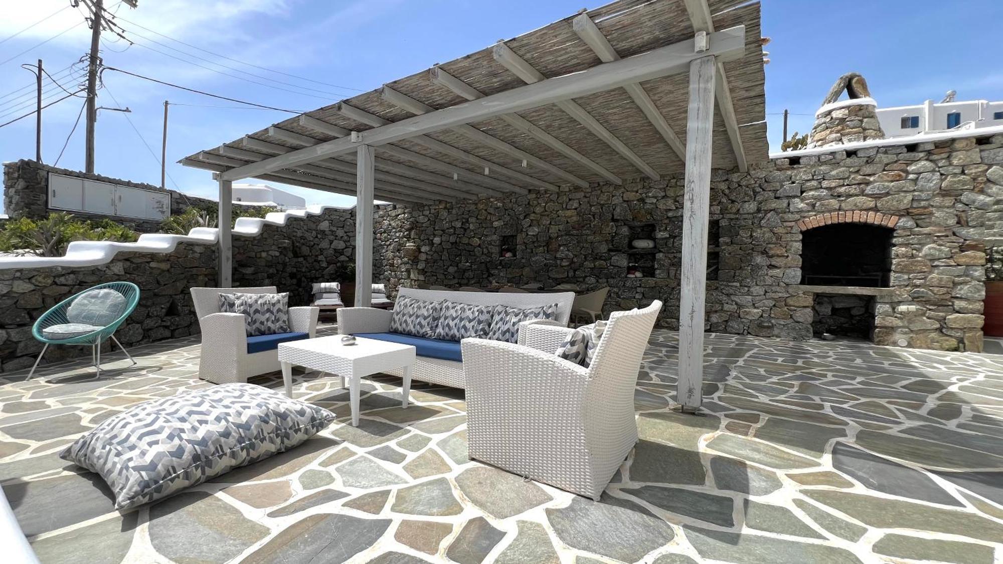 Psarou Summer Villas Esterno foto